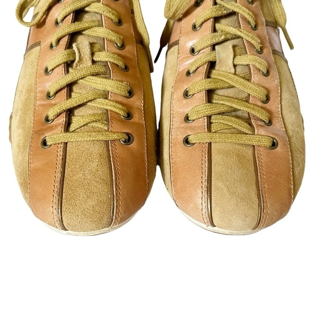 Cole Haan x Nike Air Beau Lace to Toe tan suede and peachy-pink leather sneakers